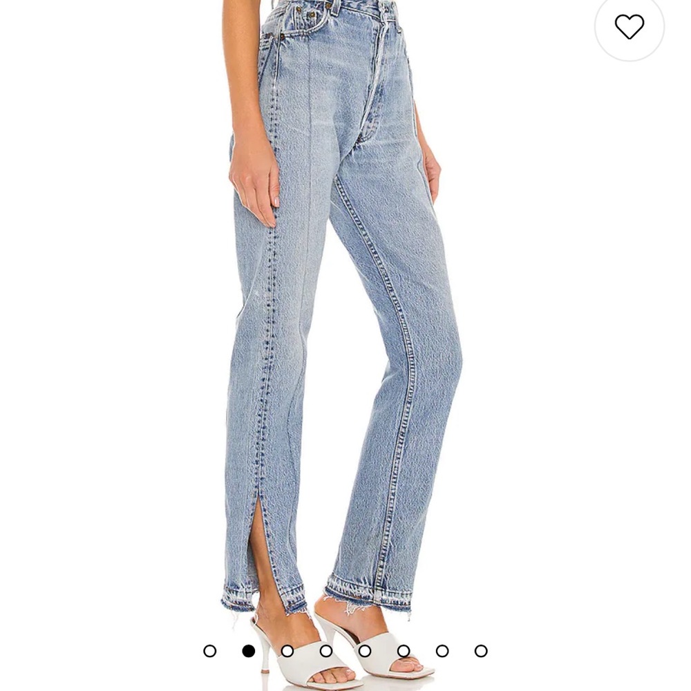 EB Denim Light Blue High-Rise Straight Jeans - Picture 2 of 8